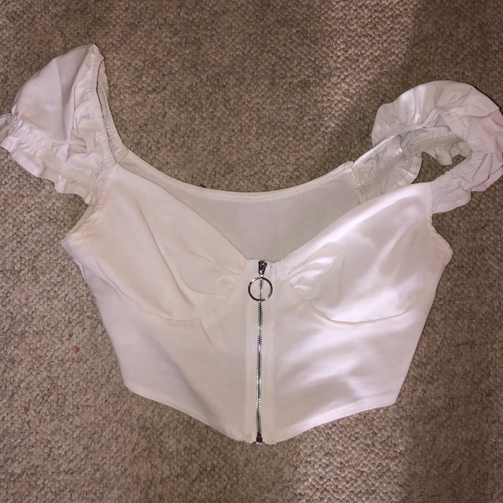SHEIN Zip Up Top